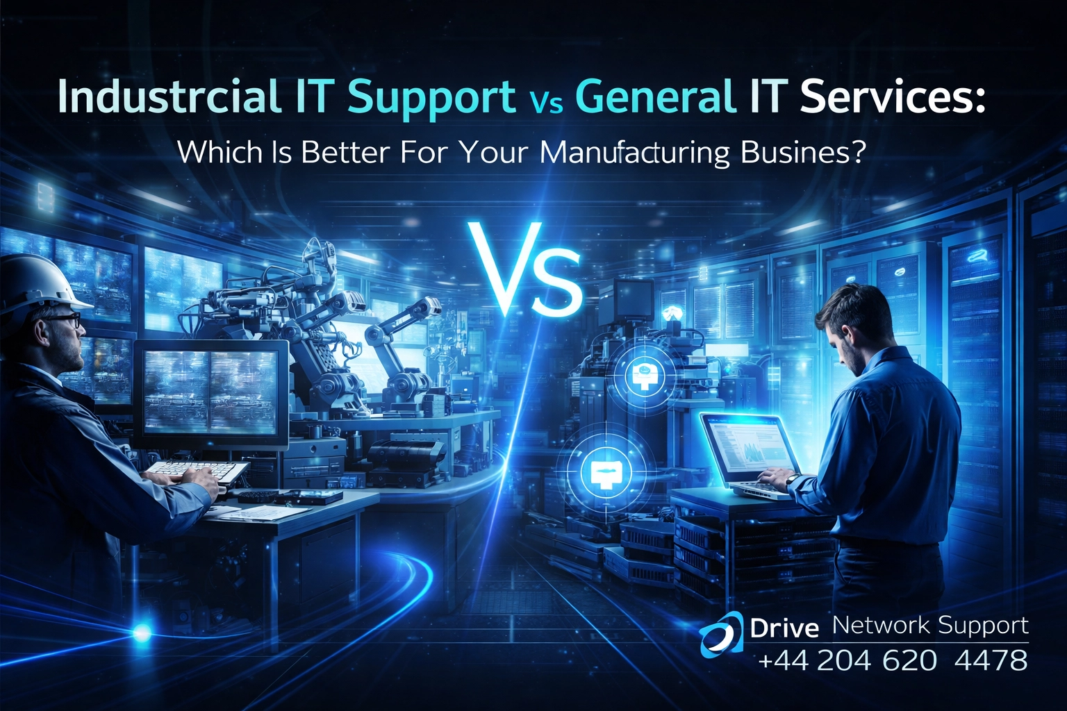 [HERO] Industrial IT Support Vs General IT Services: Which Is Better For Your Manufacturing Business?