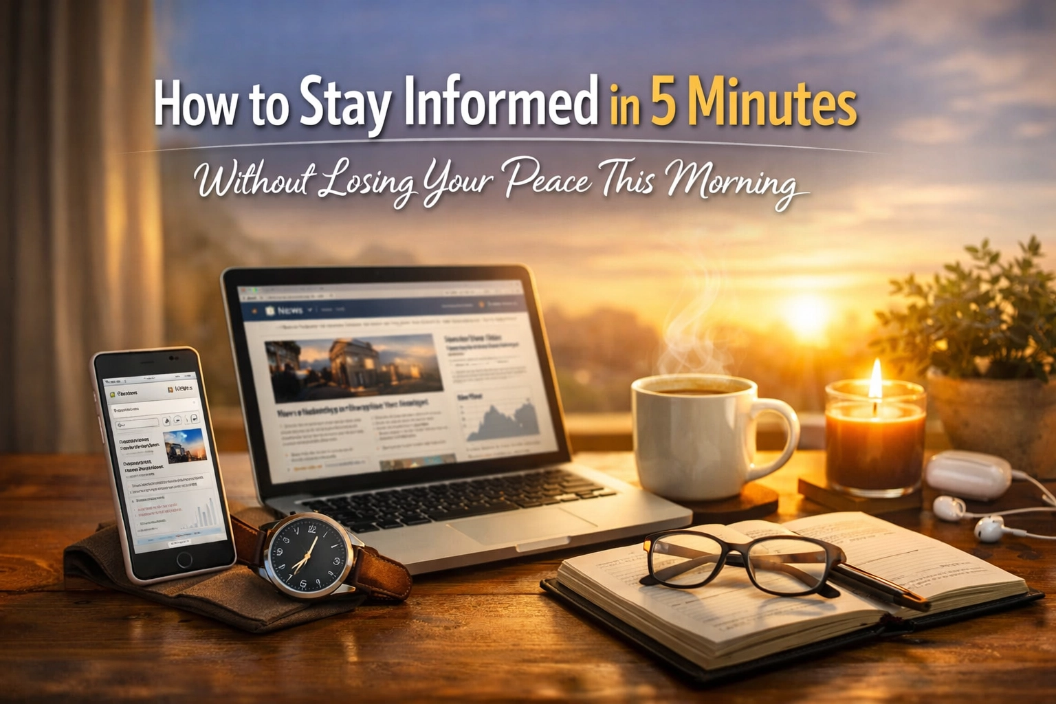 [HERO] How to Stay Informed in 5 Minutes Without Losing Your Peace This Morning