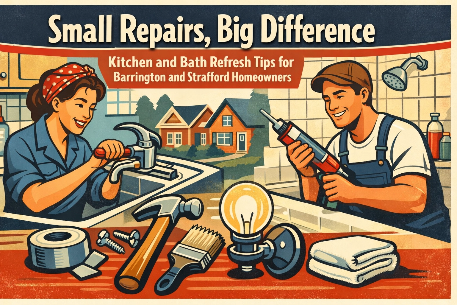 [HERO] Small Repairs, Big Difference: Kitchen and Bath Refresh Tips for Barrington and Strafford Homeowners