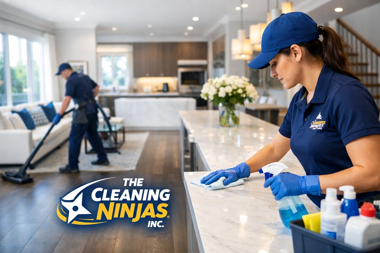 Weekly House Cleaning Winchendon MA: The Cleaning Ninjas in action