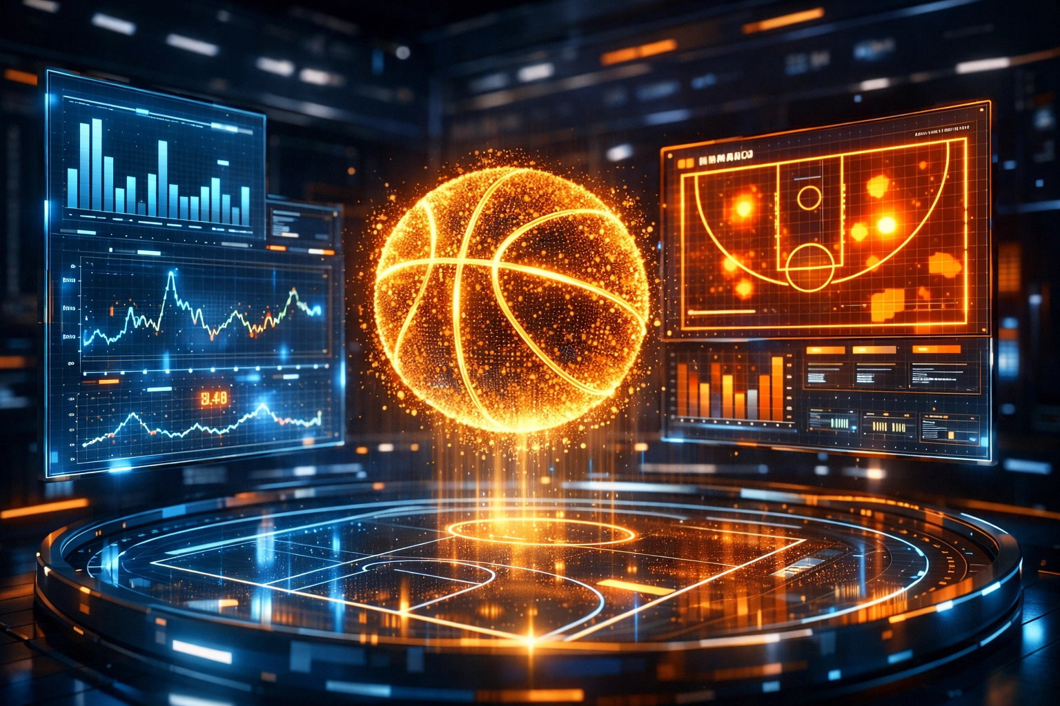 NBA AI prediction dashboard displaying basketball data analytics for the Celtics and Grizzlies game.