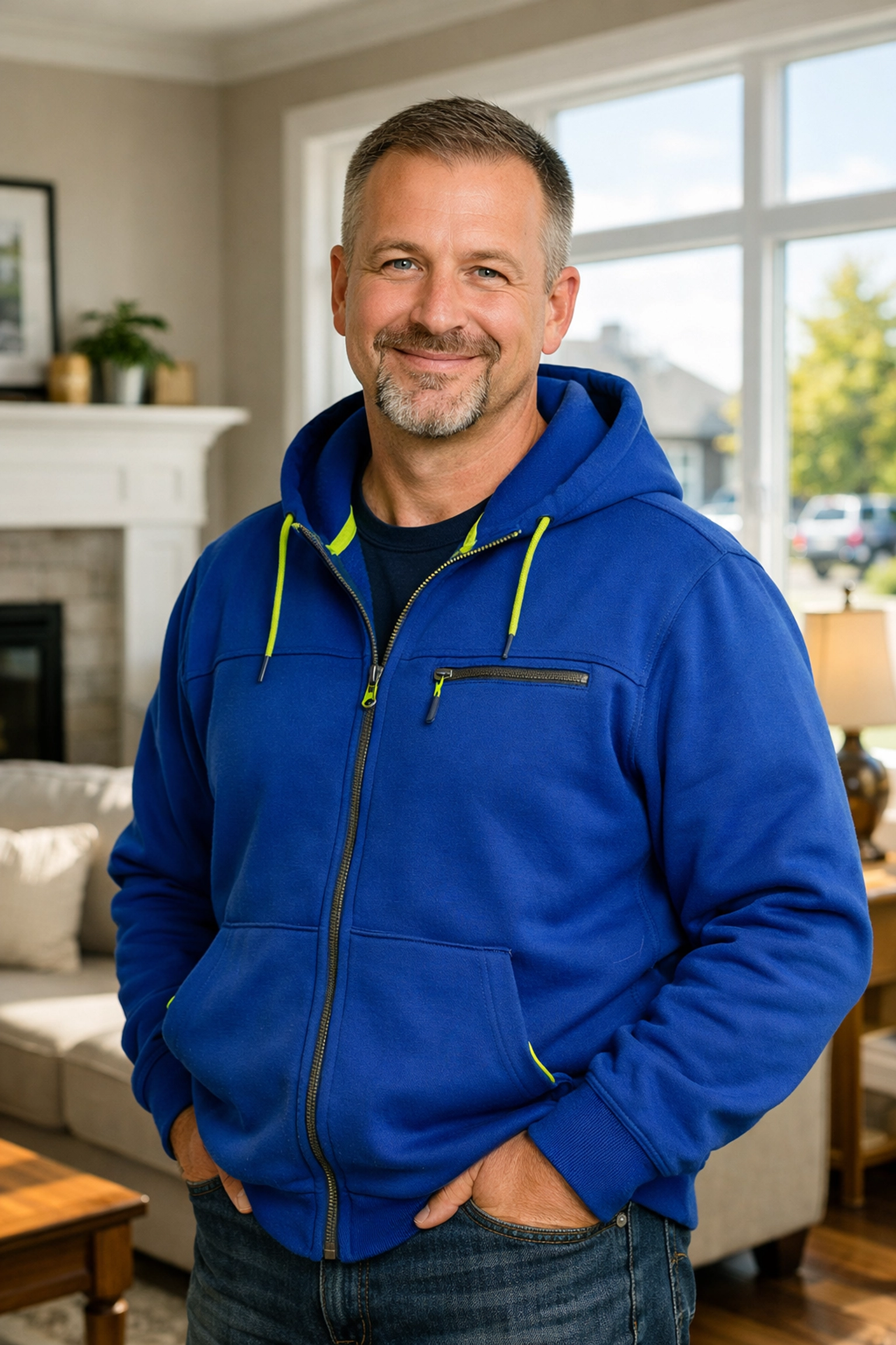 Junk GTA owner Roman providing professional and compassionate estate cleanout services in a Barrie residential home.