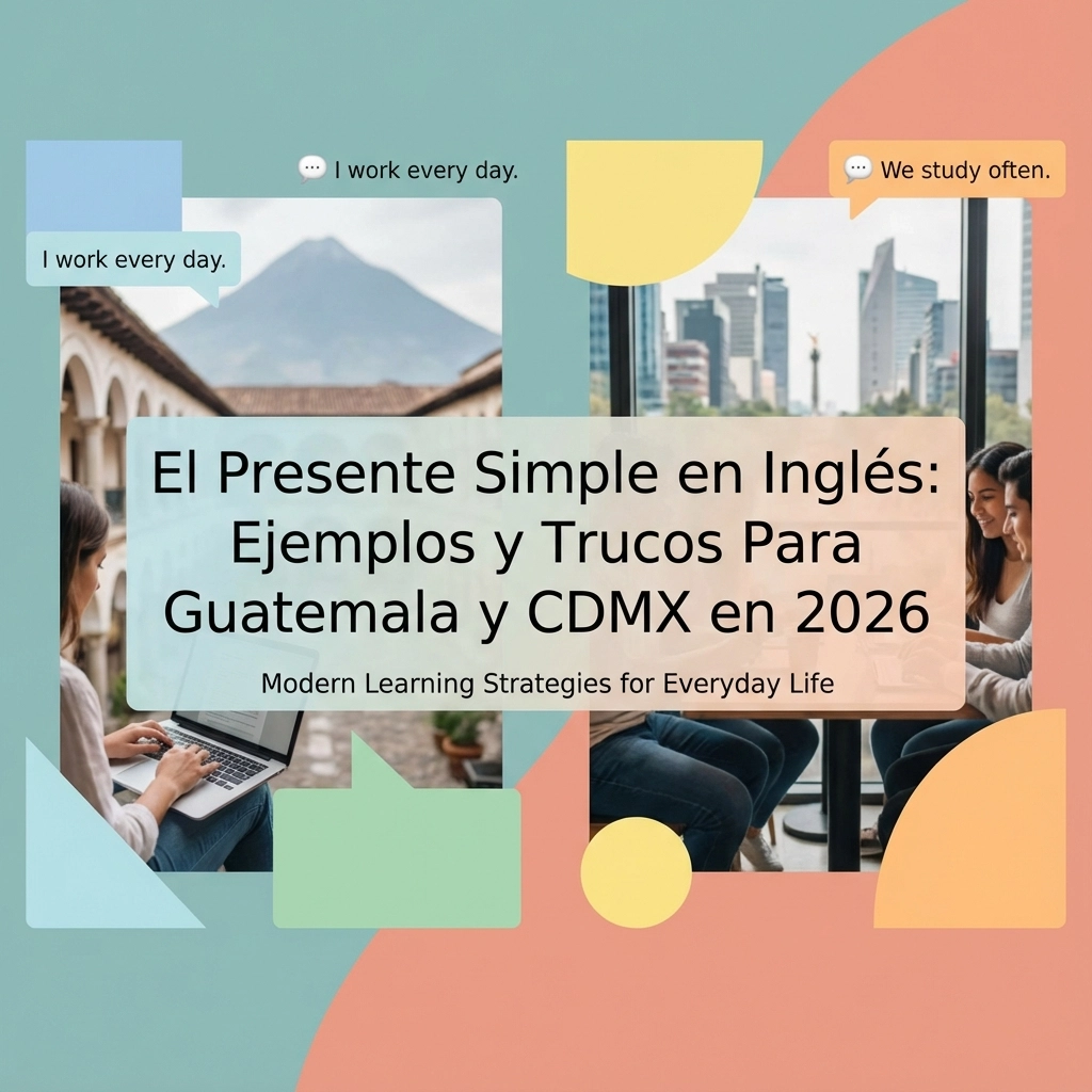 El Presente Simple en Inglés: Ejemplos y Trucos Para Guatemala y CDMX en 2026