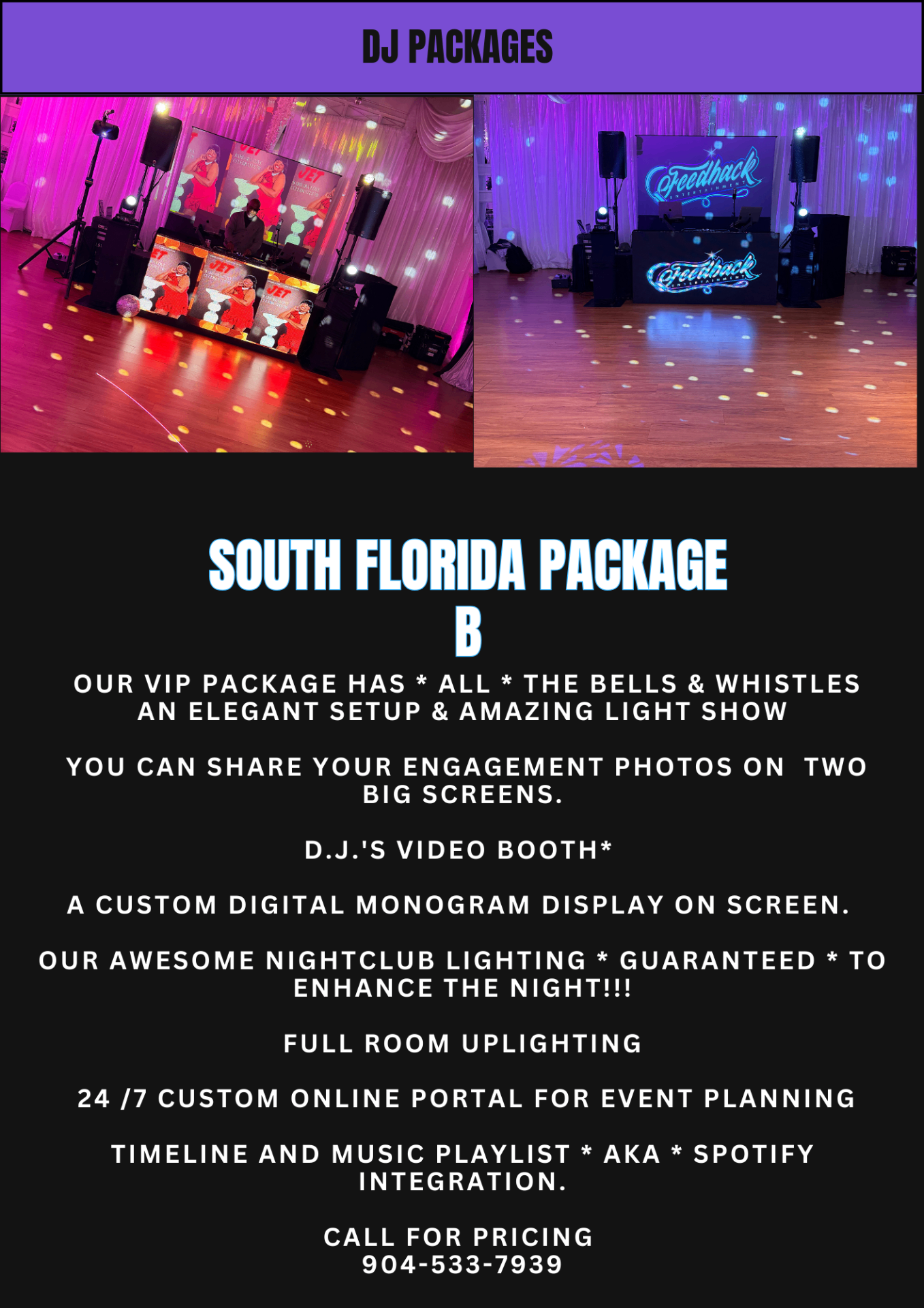 Feedback Entertainment Dual Led Screen setup