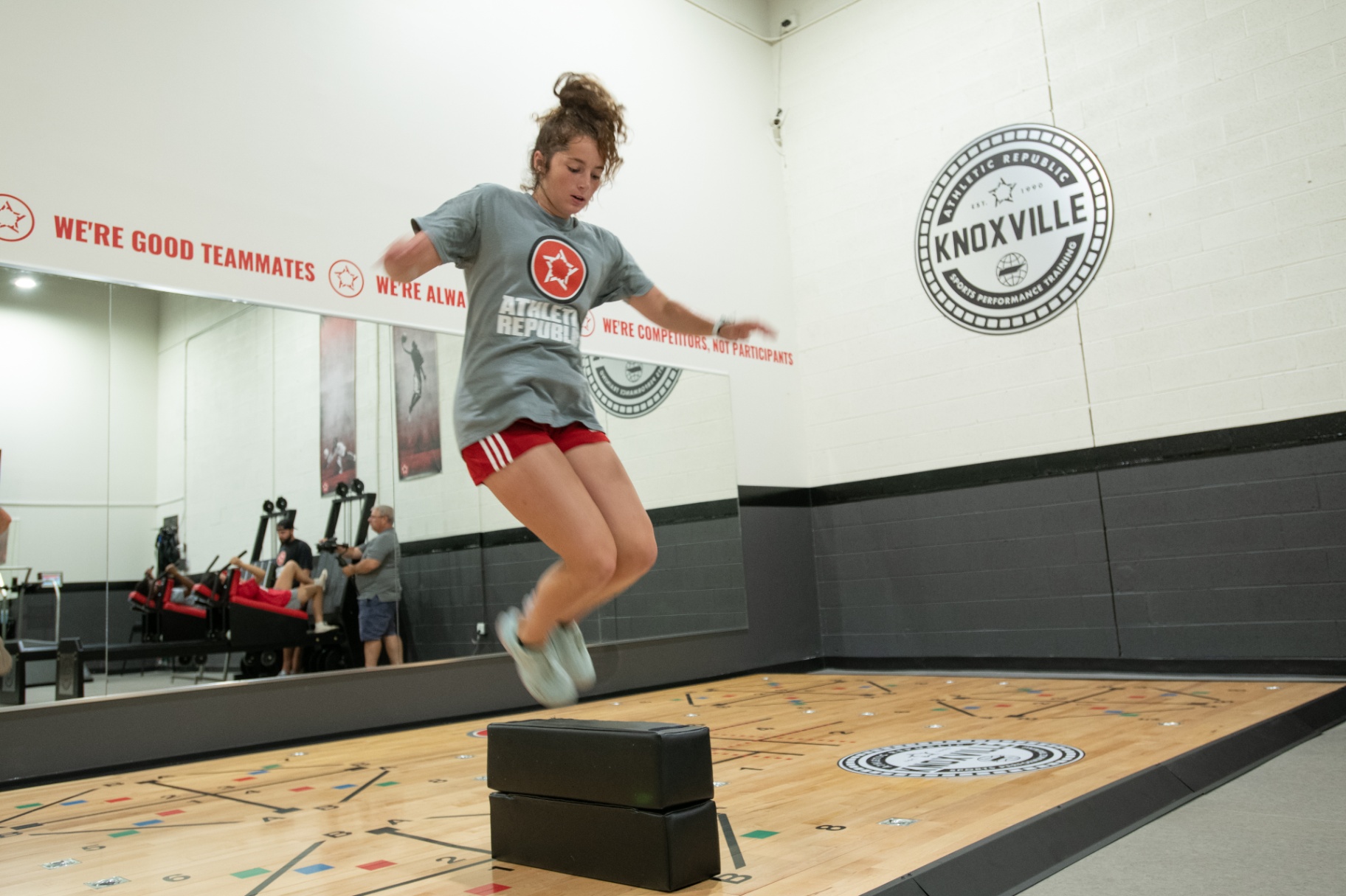 Box Jump Drill at Athletic Republic Knoxville