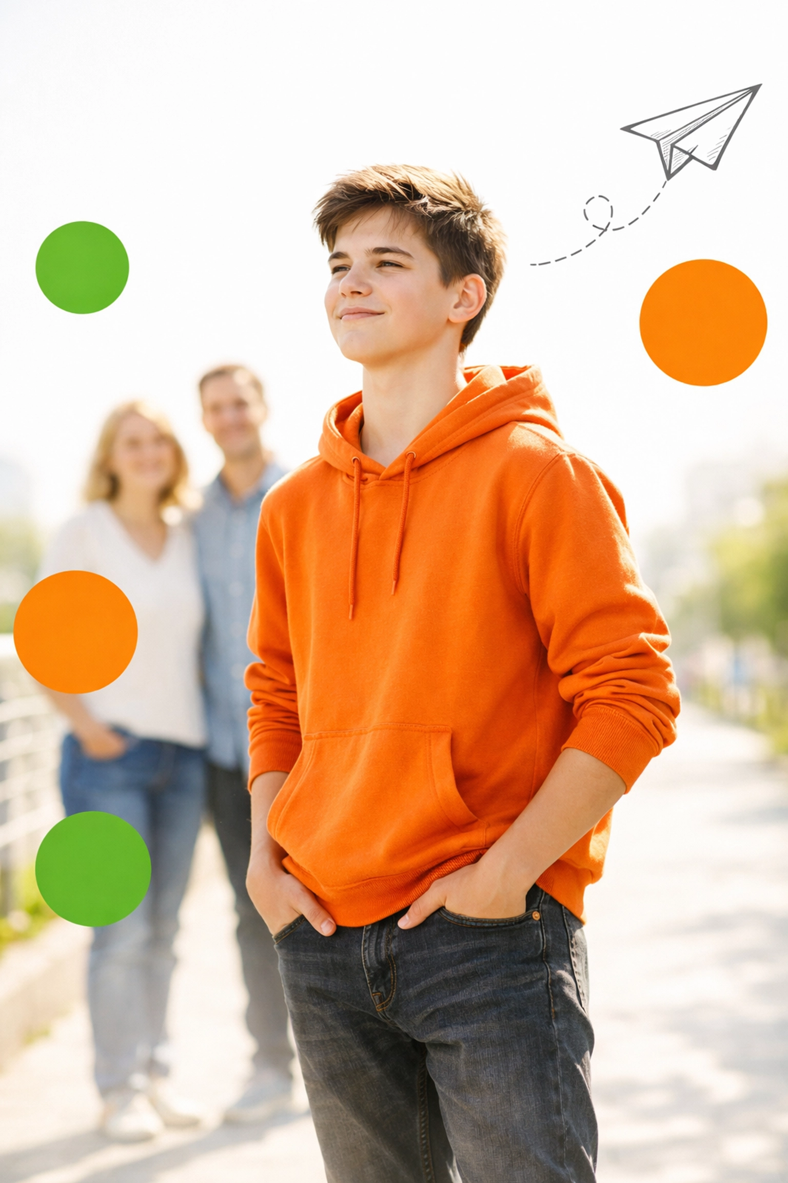 Confident teenager representing independence and the transition from managed to mentored parenting.