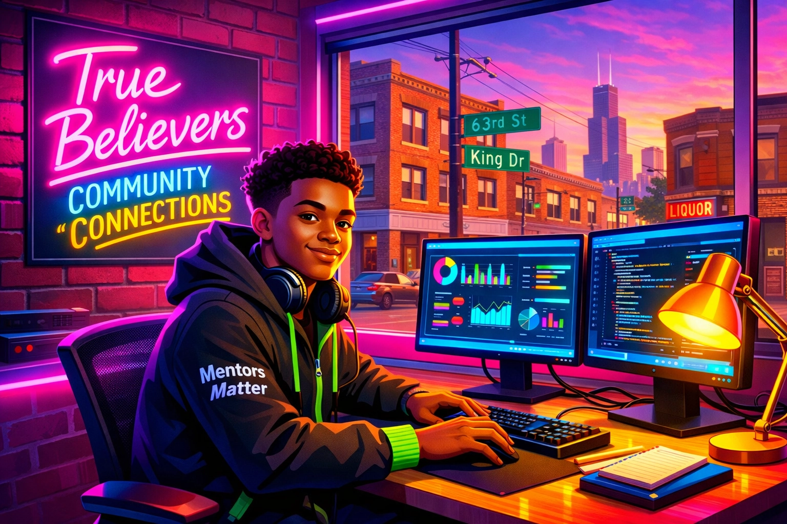 Chicago South Side youth training in tech skills and digital workforce development