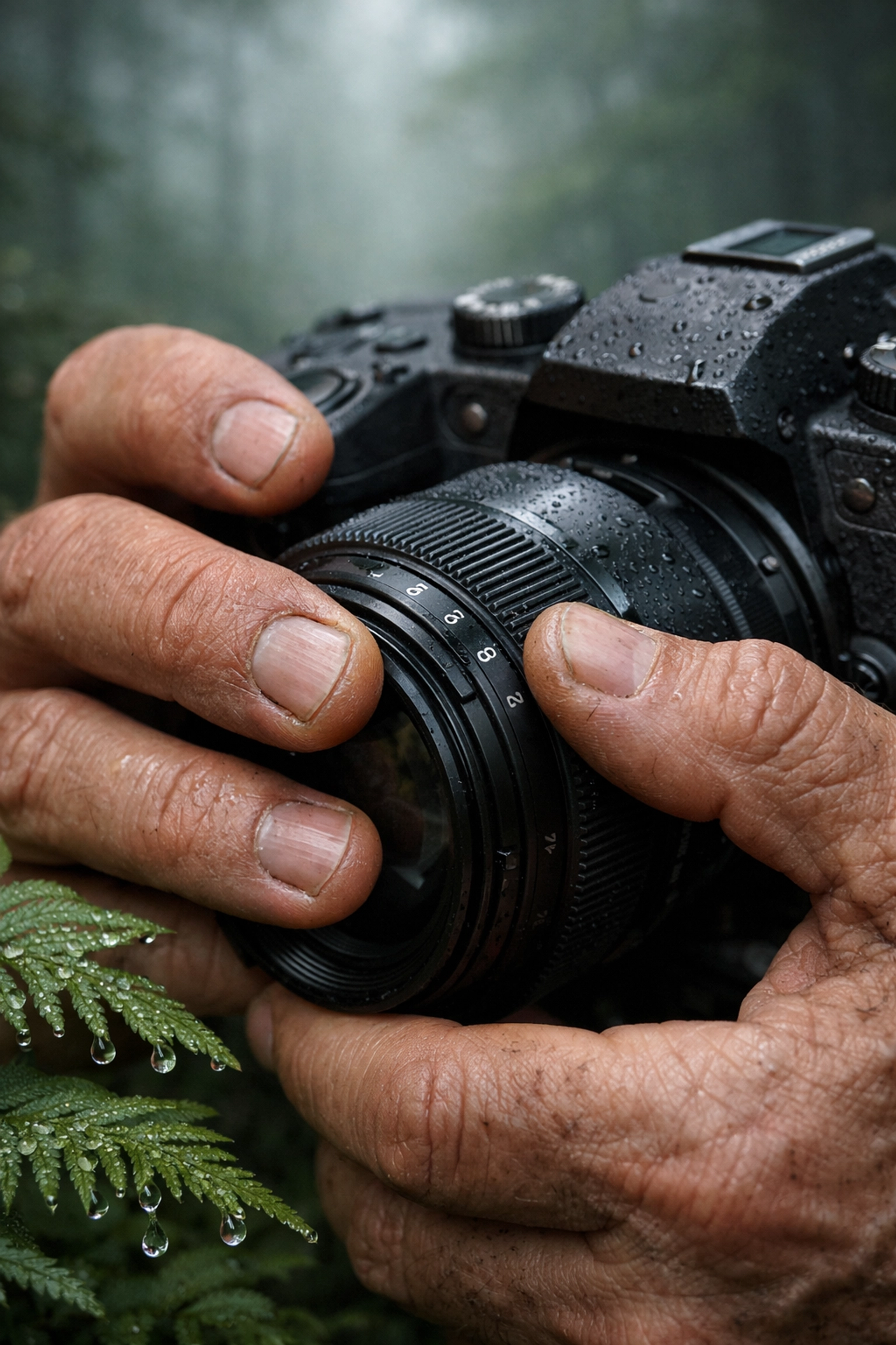 A professional photographer capturing real-world experiences to build E-E-A-T and search engine trust.