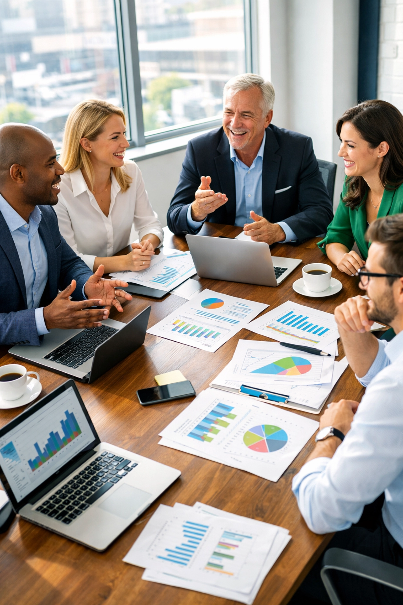 Fractional franchise sales team collaborating on franchise development strategy