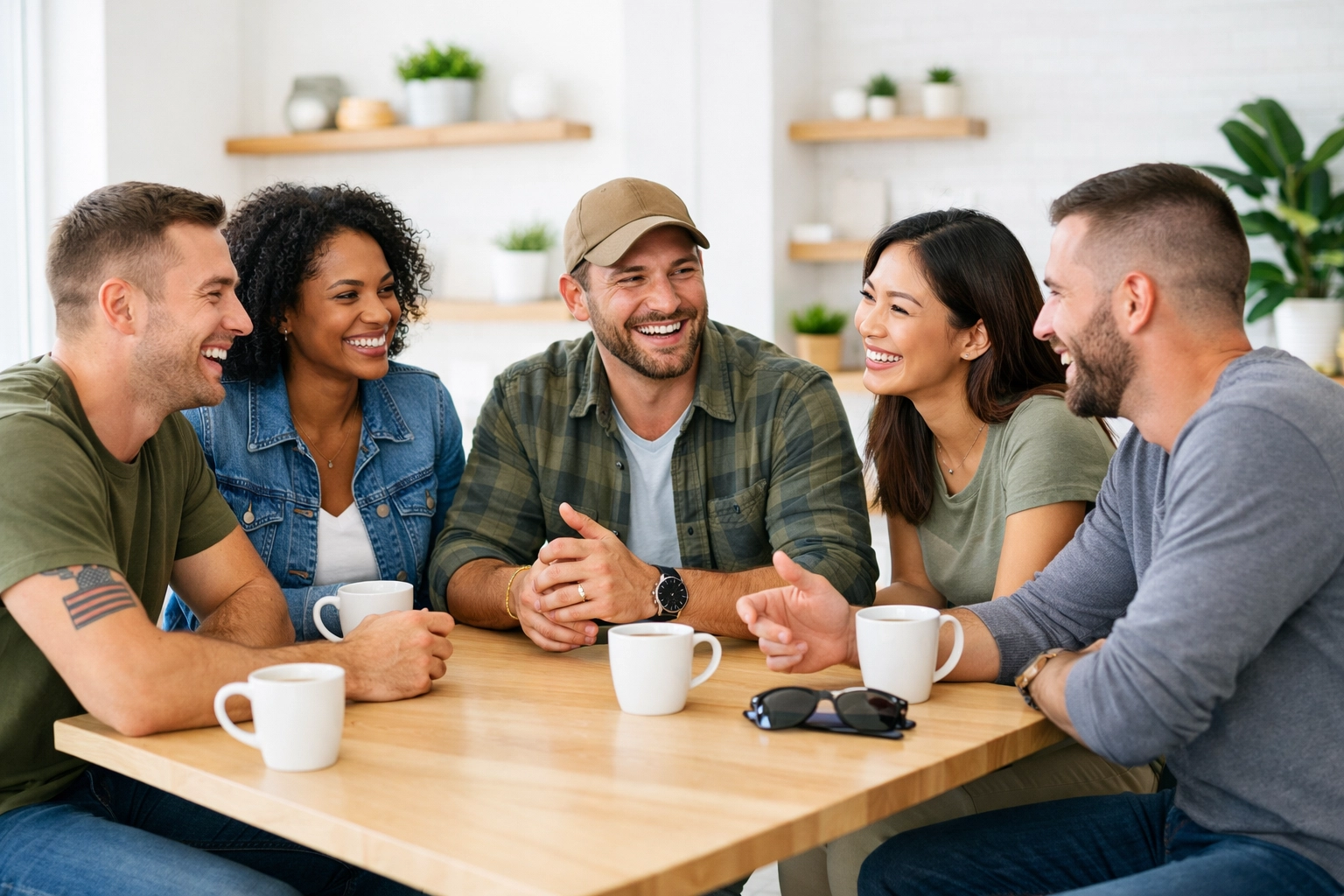 Young veterans connecting and building community at modern American Legion Post meeting
