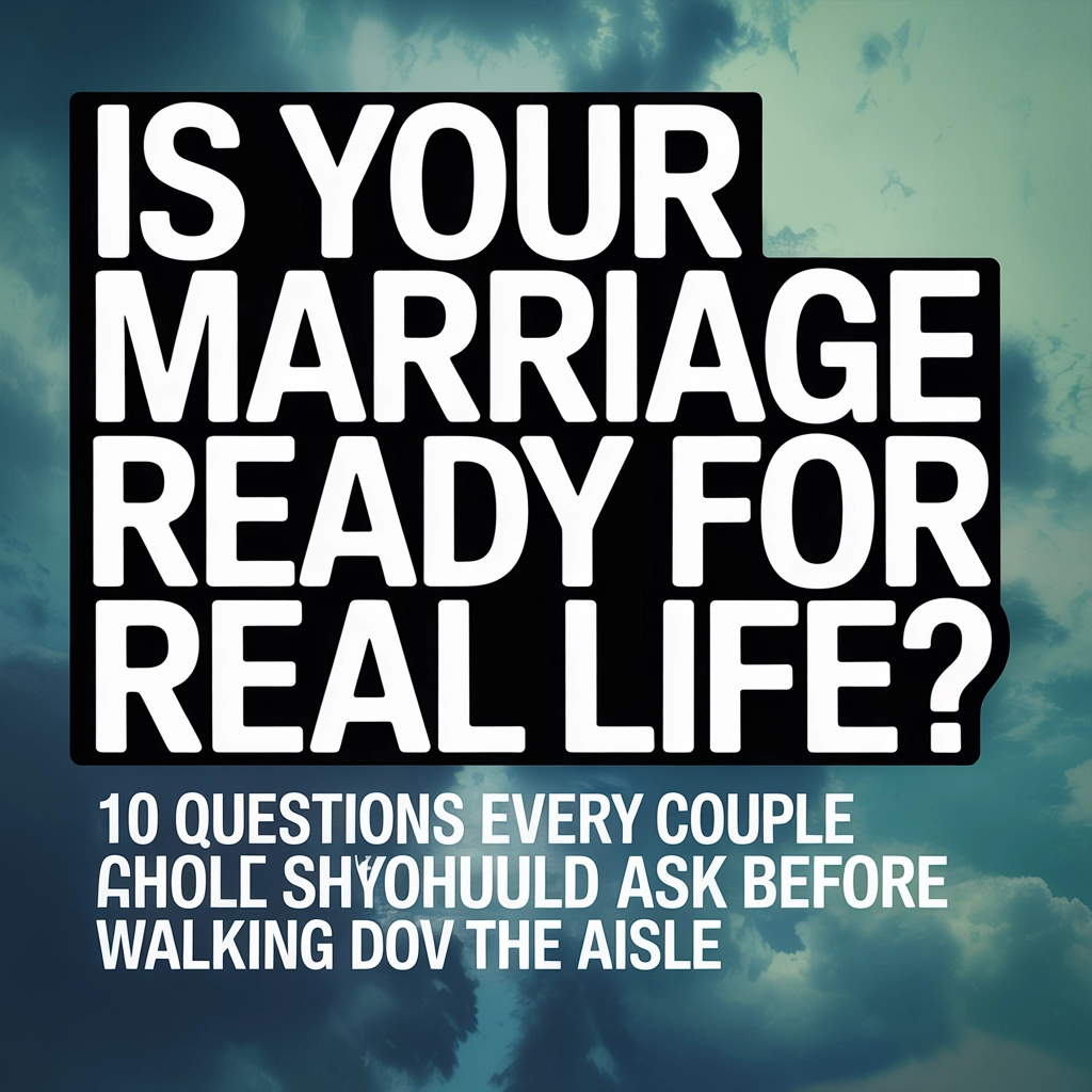 Is Your Marriage Ready for Real Life? 10 Questions Every Couple Should Ask Before Walking Down the Aisle