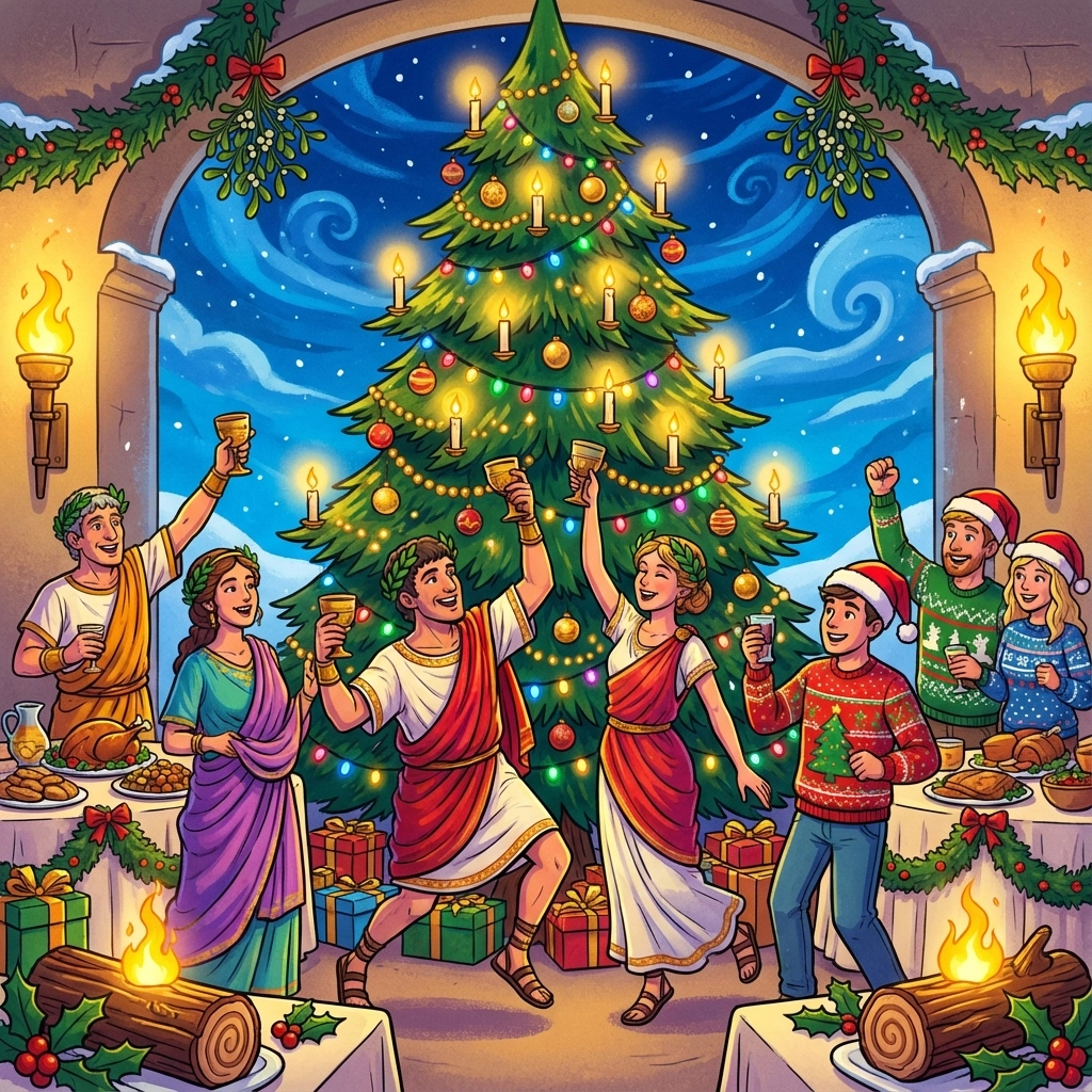 Ancient pagan holiday celebration