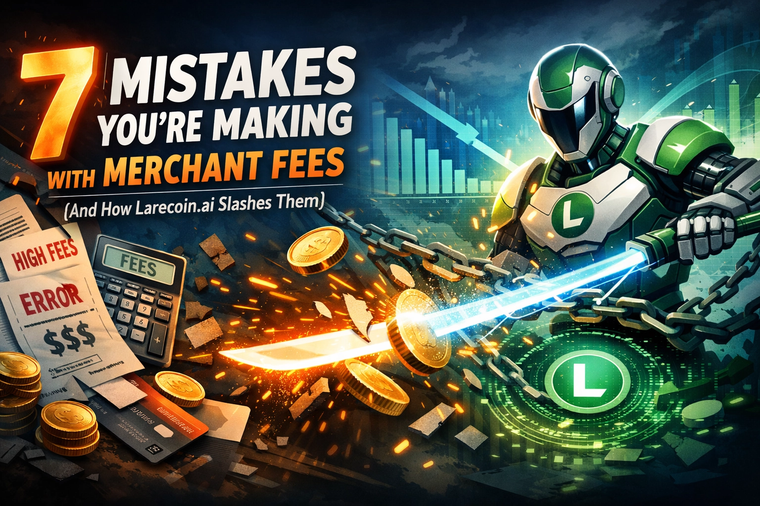 [HERO] 7 Mistakes You’re Making with Merchant Fees (And How Larecoin.ai Slashes Them)