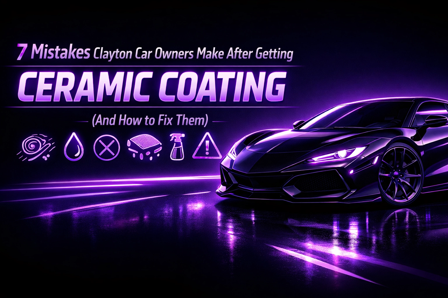 [HERO] 7 Mistakes Clayton Car Owners Make After Getting Ceramic Coating (And How to Fix Them)