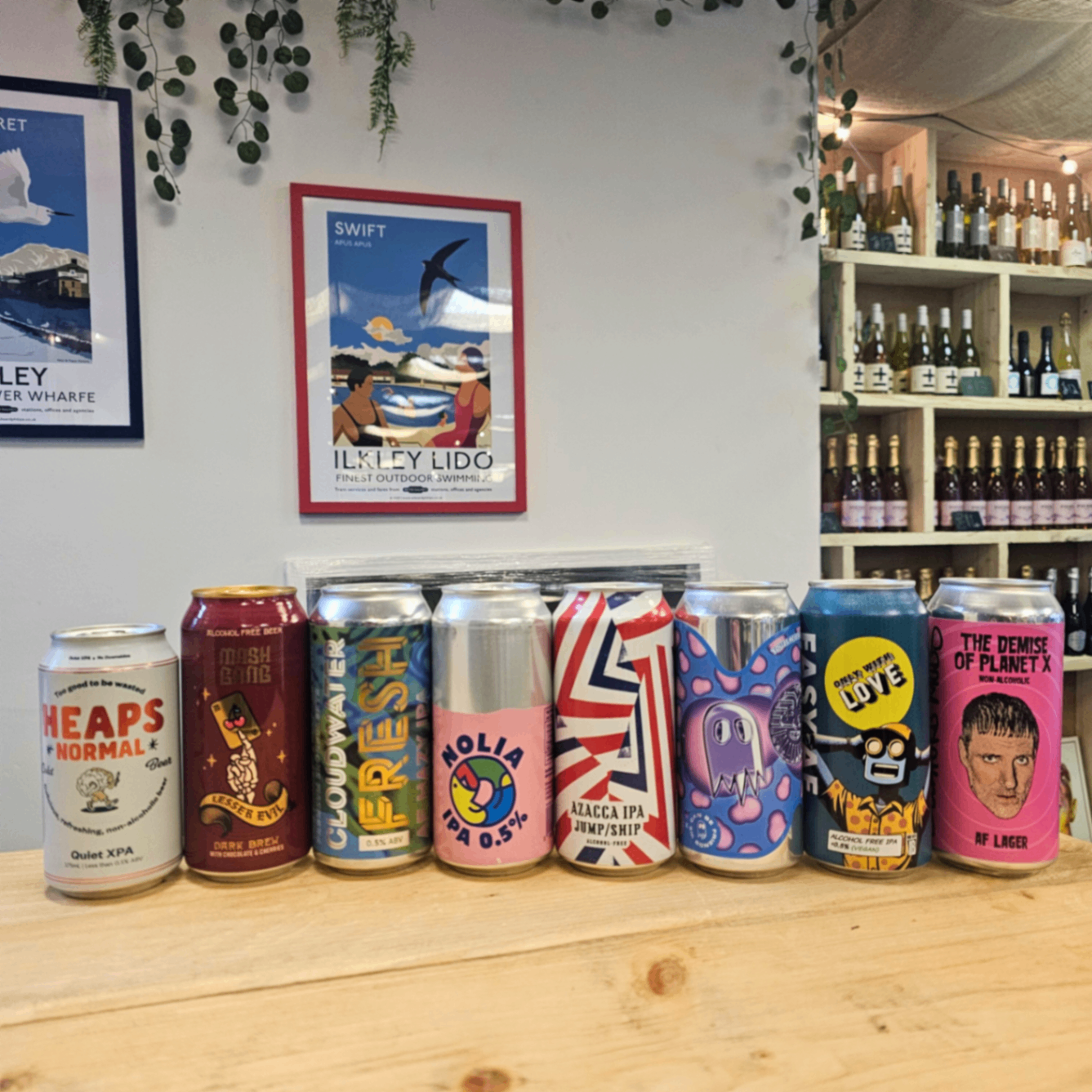 Craft Alcohol-Free Beer Selection at Functional Drinks Club in Otley