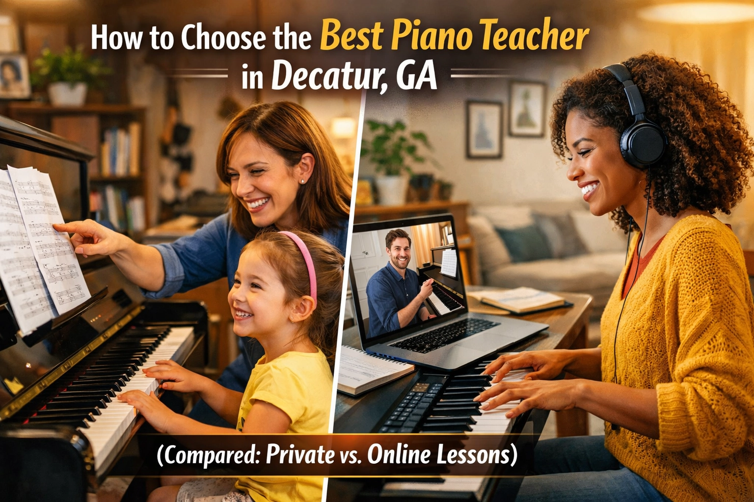 [HERO] How to Choose the Best Piano Teacher in Stonecrest, GA (Compared: Private vs. Online Lessons)