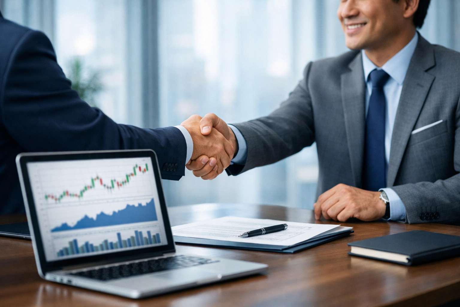 Business broker closing successful North Carolina business sale transaction