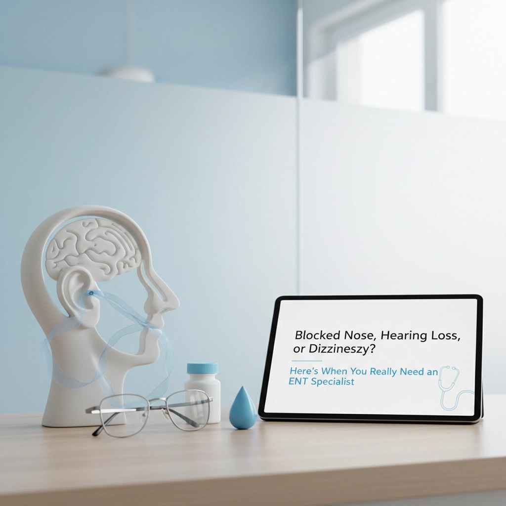 Blocked Nose, Hearing Loss, or Dizziness? Here's When You Really Need an ENT Specialist