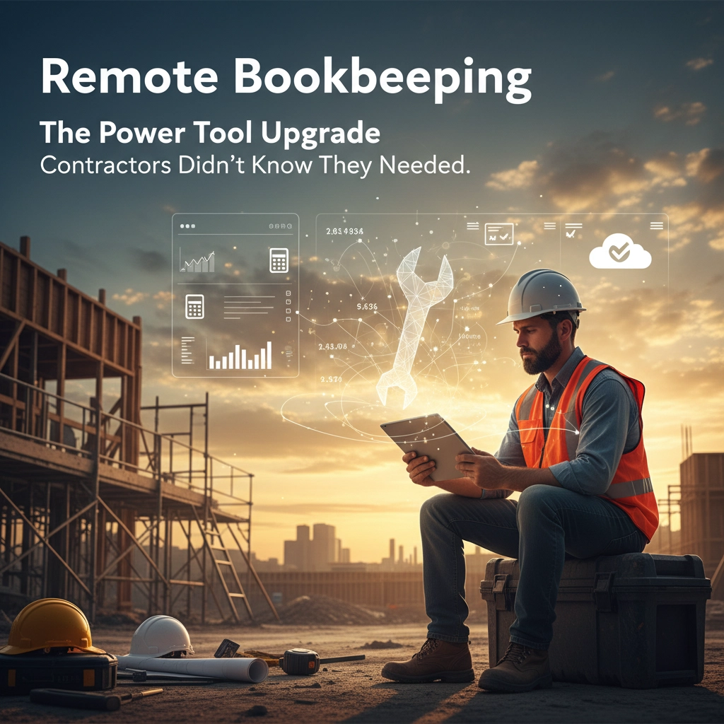Remote bookkeeping: The power tool upgrade contractors didn't know they needed.