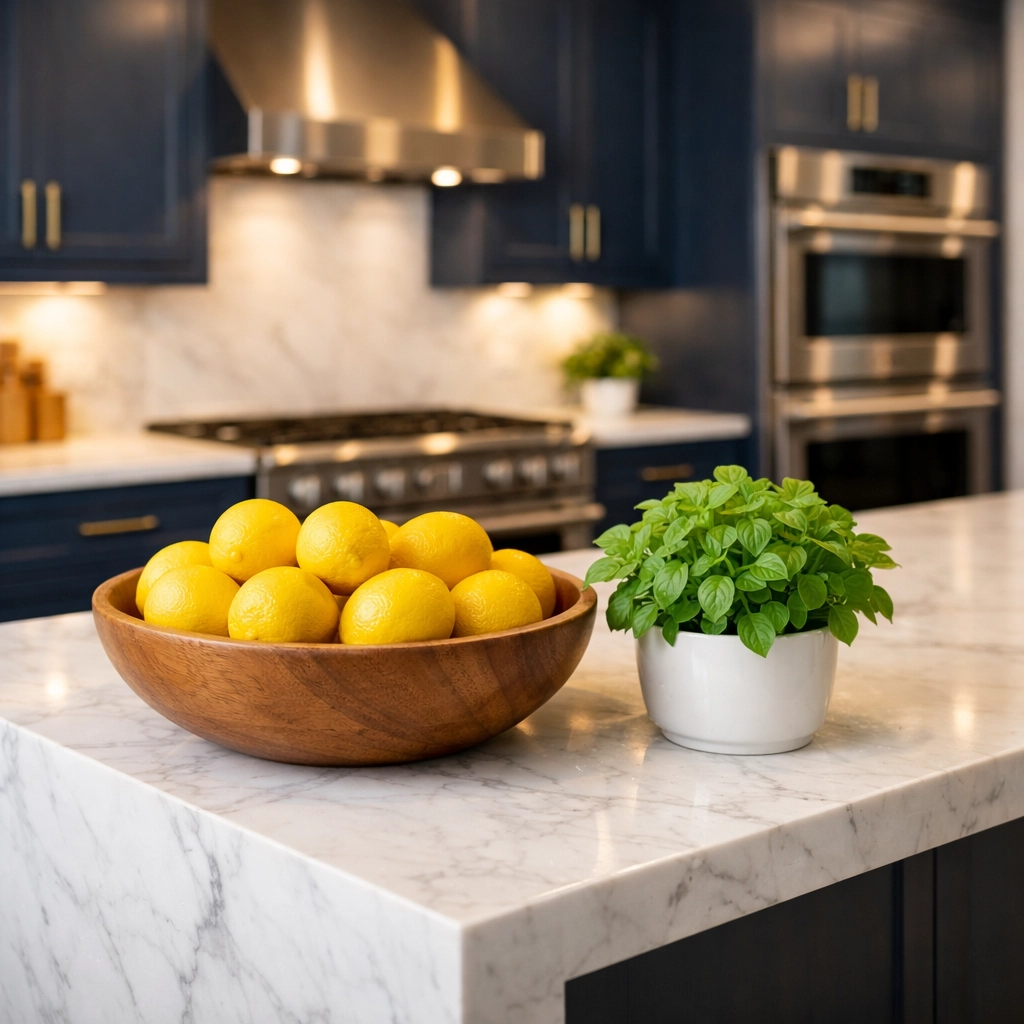 Gleaming high-end kitchen in Worcester following a professional deep cleaning service.
