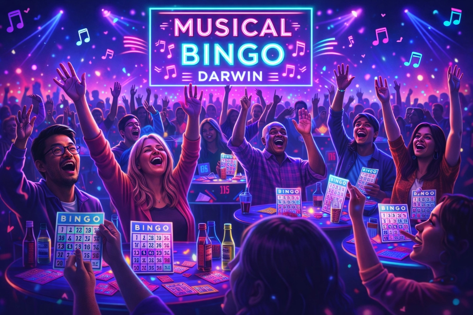 Musical Bingo atmosphere