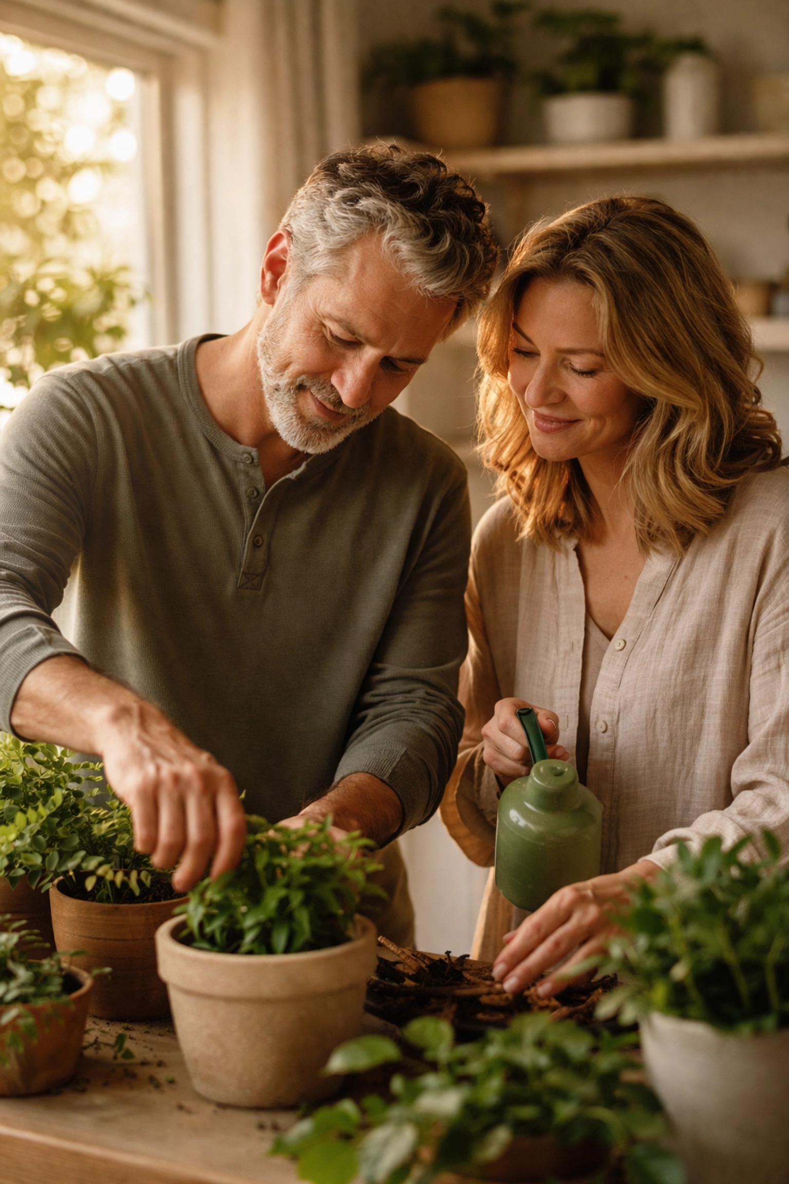 Pár közös tevékenység közben a konyhában – a multidimenzionális kapcsolat erősíti a köteléket