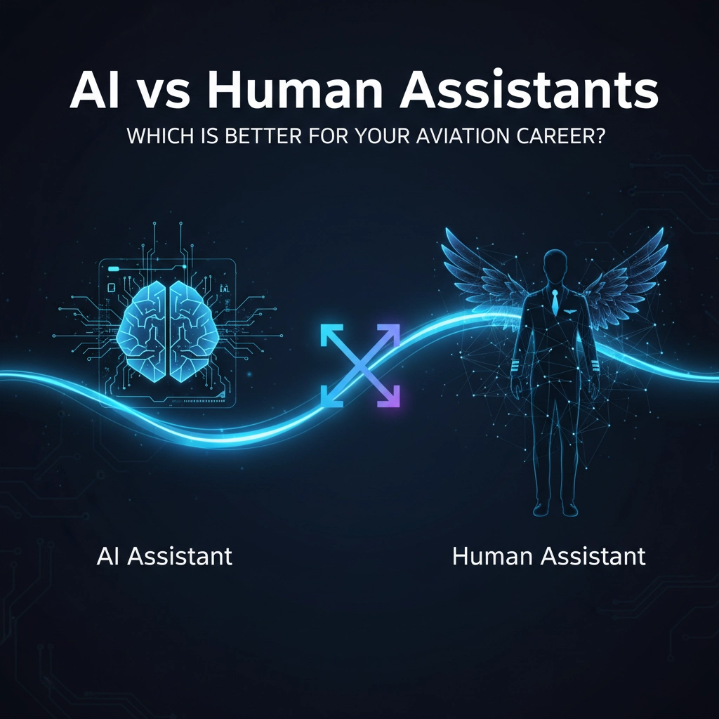 Pilot reviewing flight plans with AI overlay