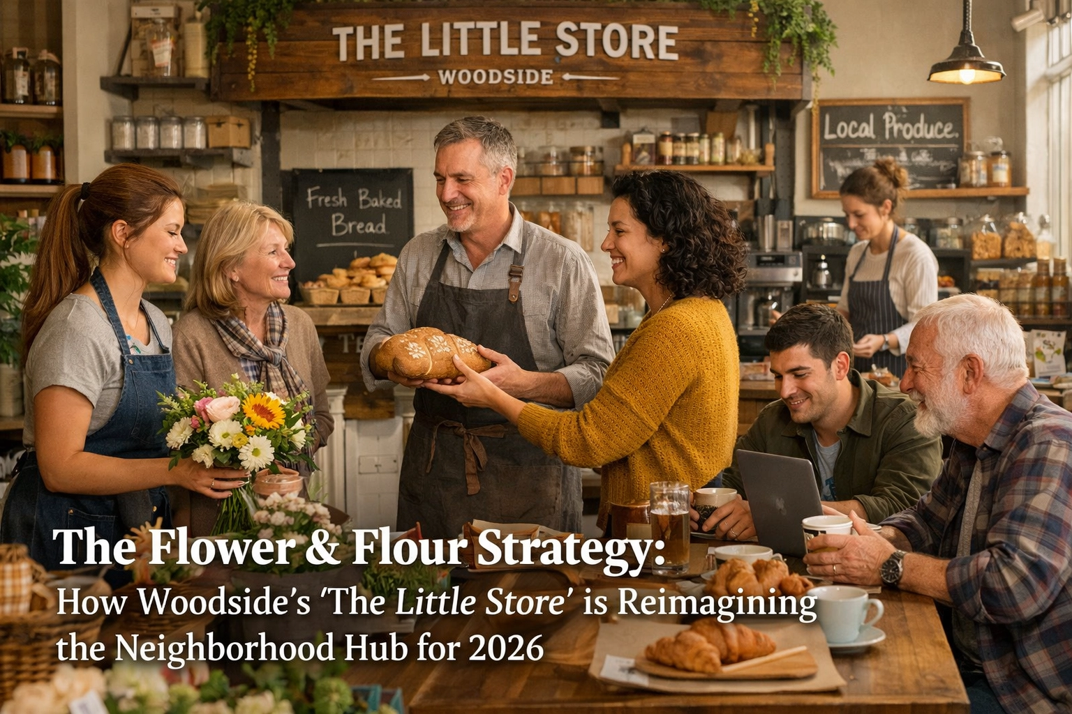 The Flower & Flour Strategy: How Woodside's 'The Little Store' is Reimagining the Neighborhood Hub for 2026