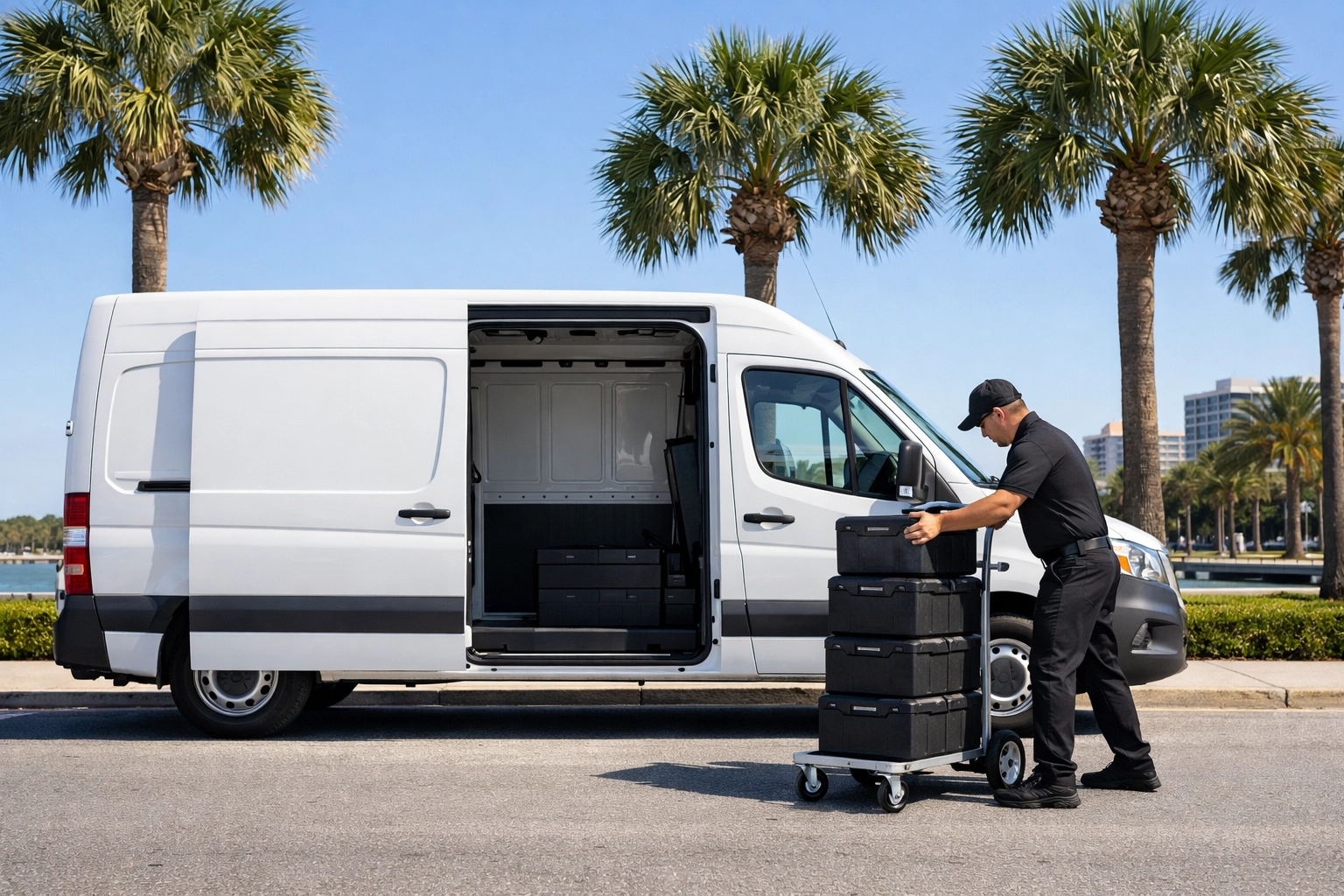 Professional meal delivery logistics for Tampa Bay minority-owned business food programs.