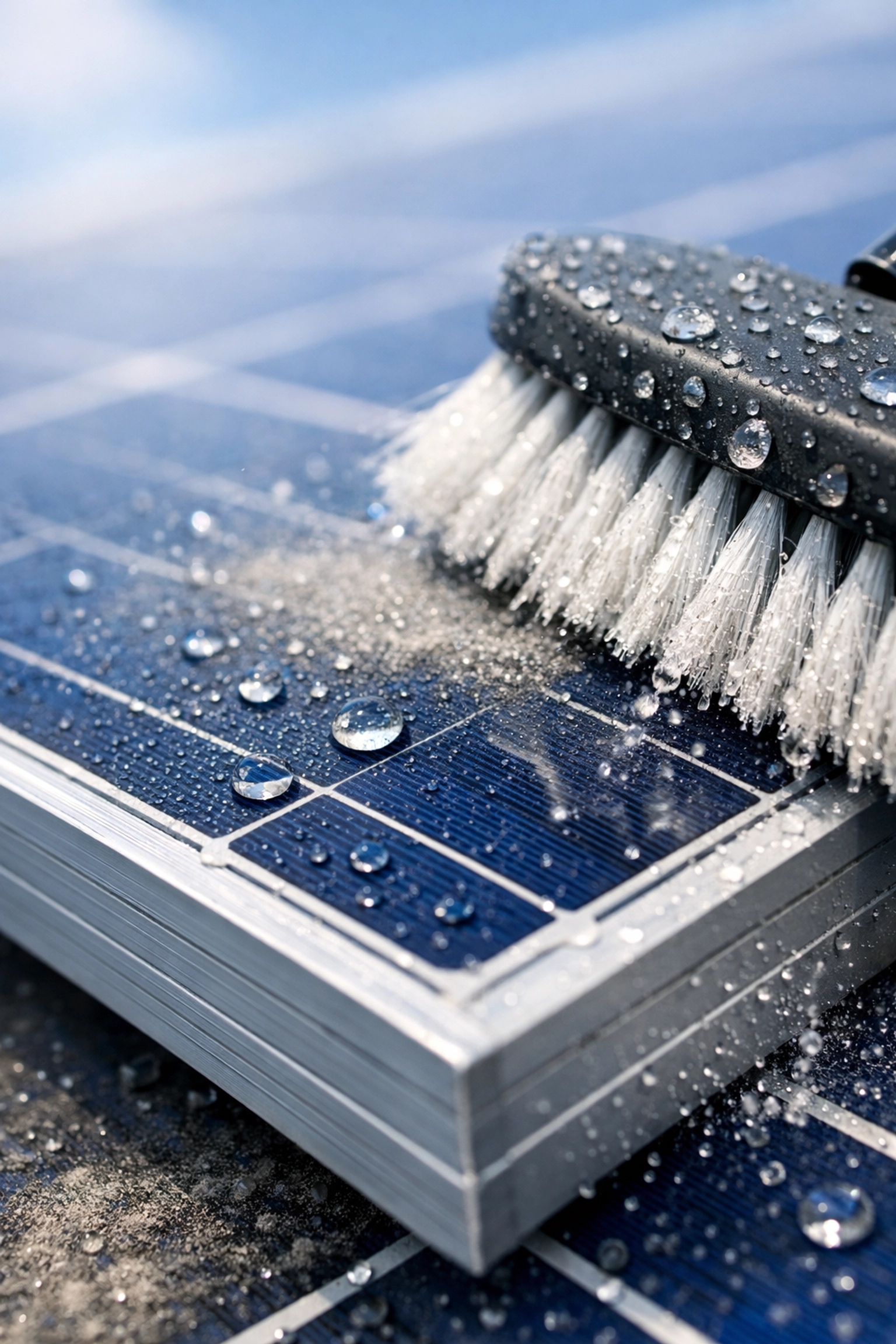 Regular solar panel maintenance and cleaning to ensure maximum energy efficiency for Wiltshire homeowners.