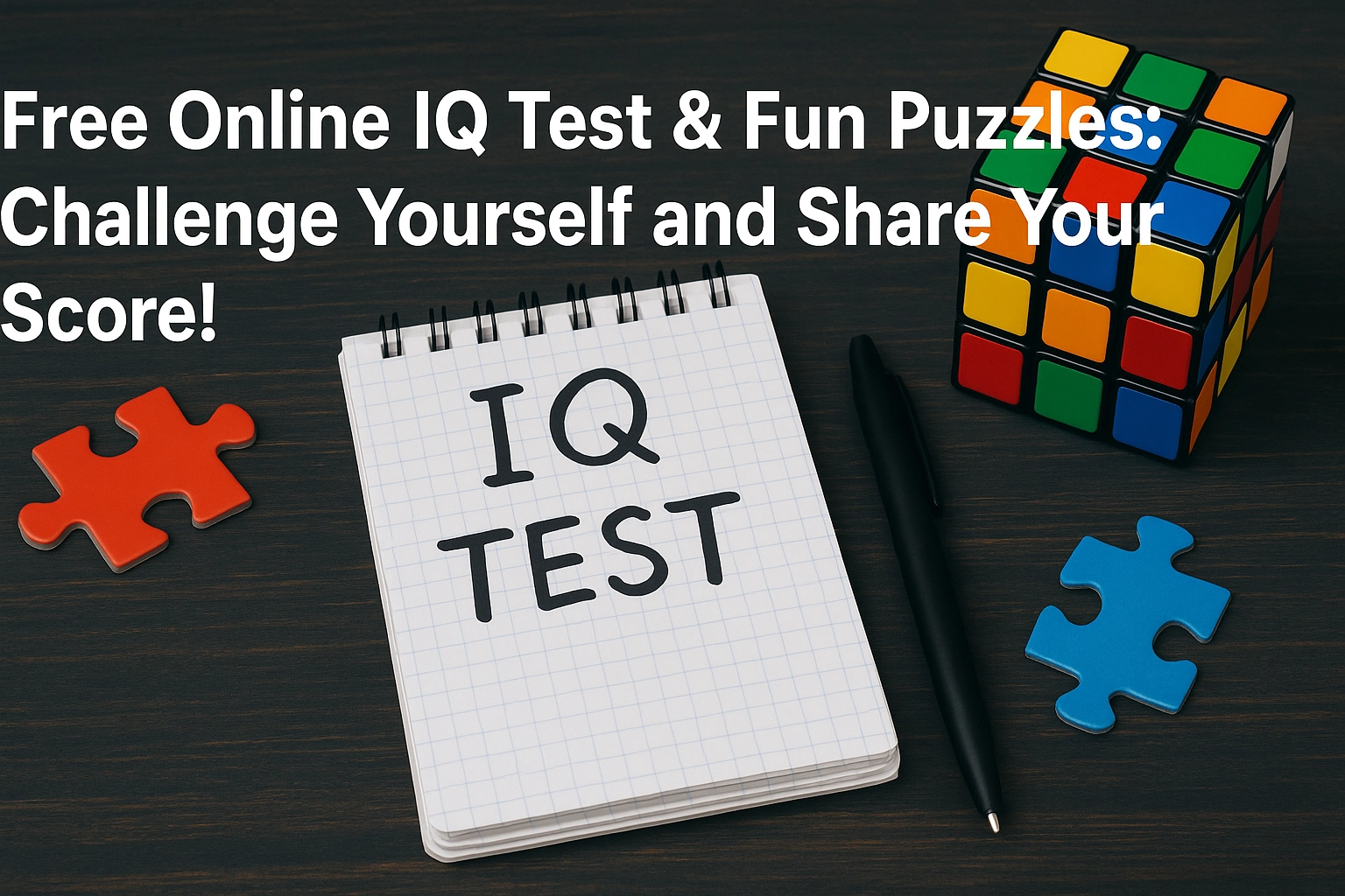 Free Online IQ Test &amp; Fun Puzzles: Challenge Yourself and Share Your Score!