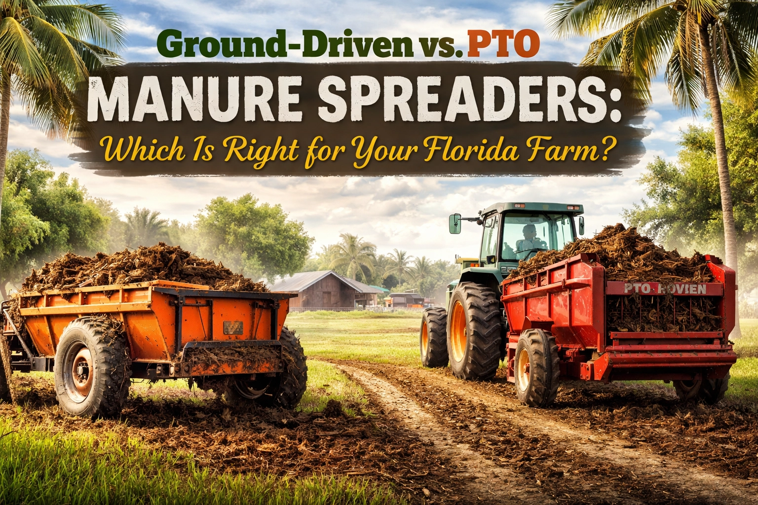 [HERO] Ground-Driven vs. PTO Manure Spreaders: Which Is Right for Your Florida Farm?