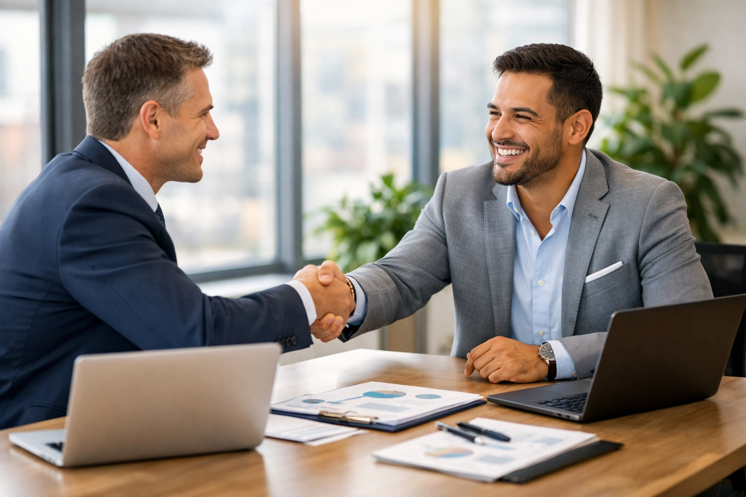 Franchise sales organization partnership meeting between franchisor and FSO professional