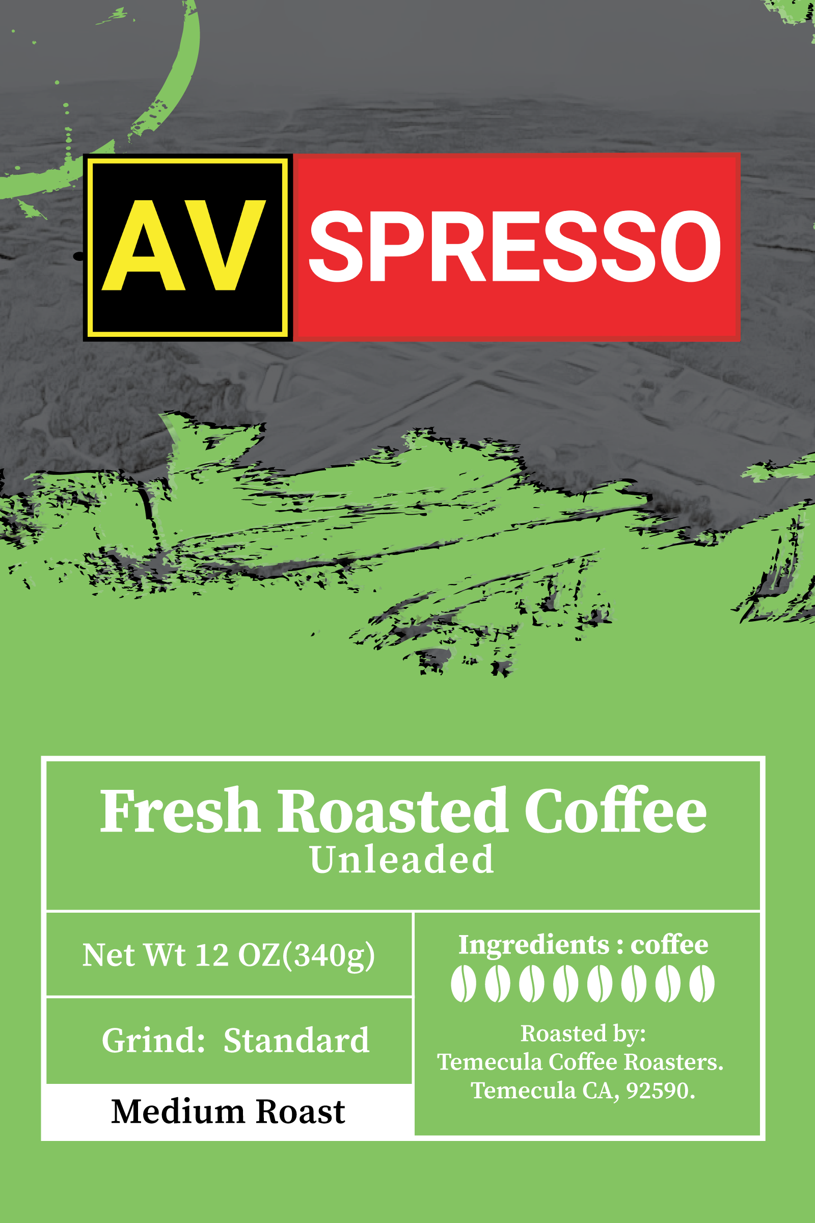 Avspresso Roasters' Fresh Roasted Coffee, Unleaded