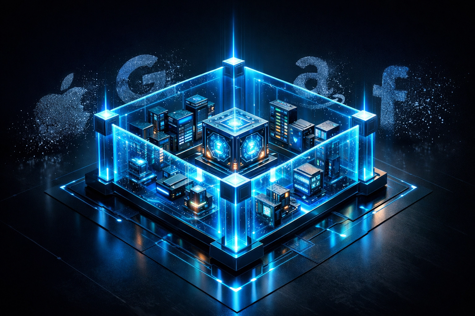 Cybersecurity Protected Enclave CPE Level 2 fortress blocking Big Tech access to defense contractor data