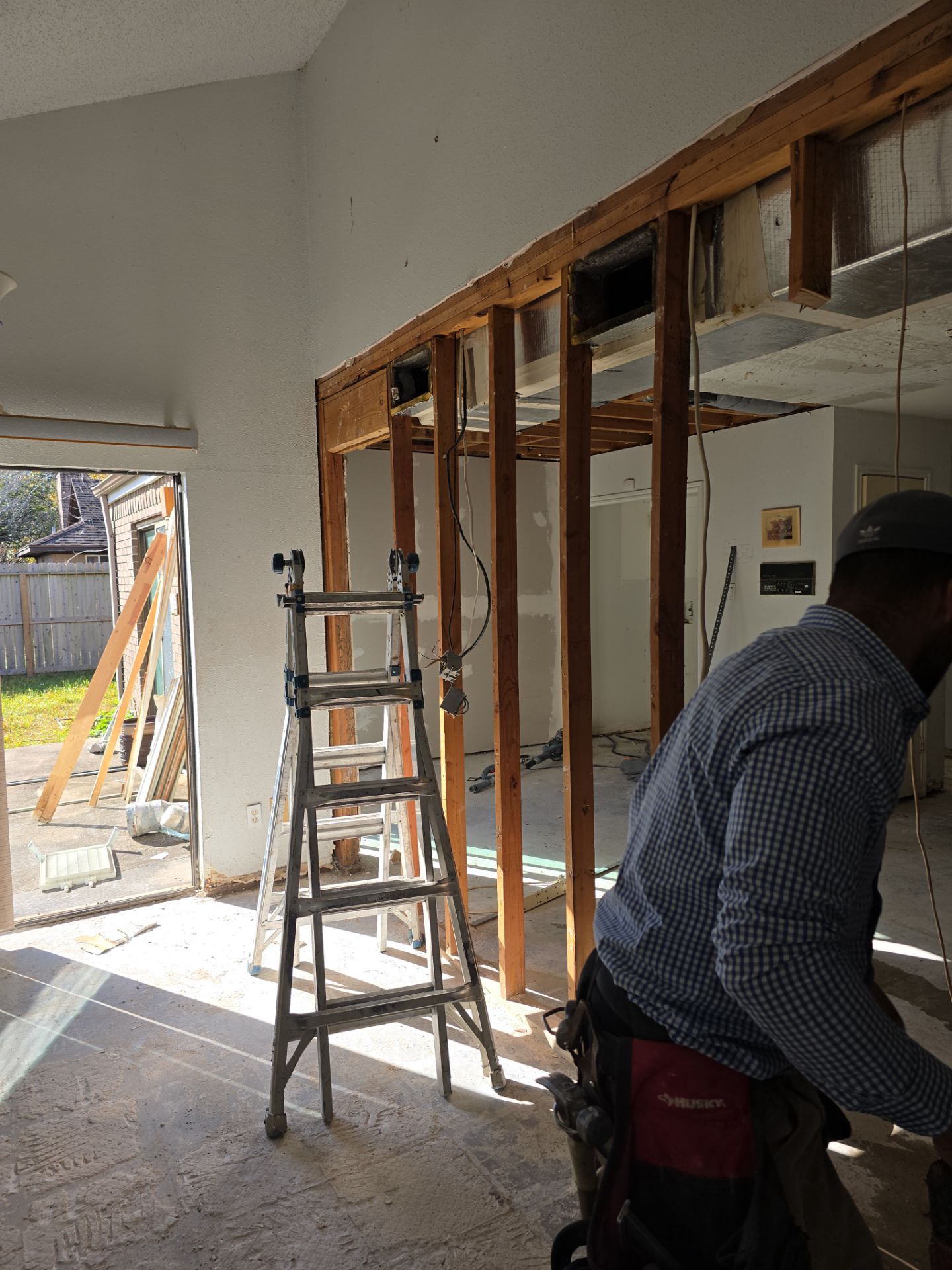 Interior demolition and renovation