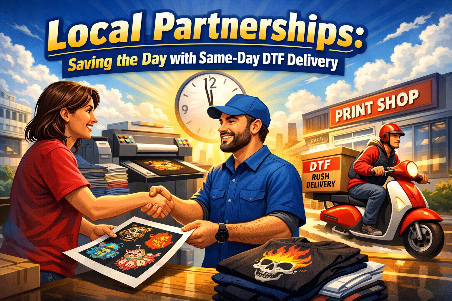 [HERO] Local Partnerships: Saving the Day with Same-Day DTF Delivery