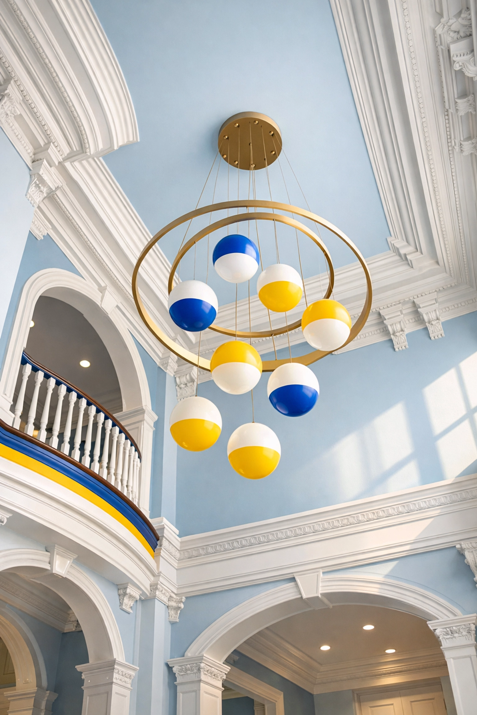 A dust-free foyer with clean crown molding, showcasing high-end move-in cleaning results in Newton.
