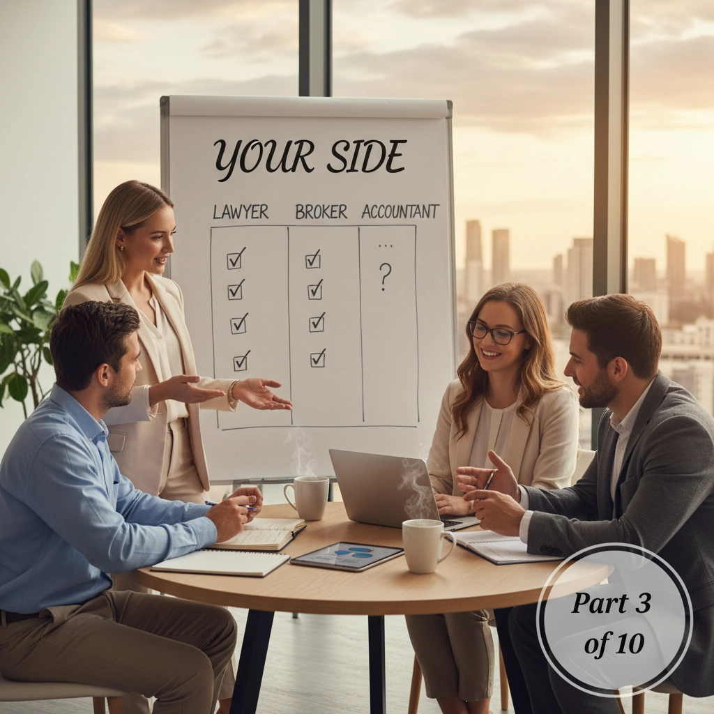 Assembling Your Team: Who You Really Need on Your Side (Lawyer, Broker, Accountant...or Not?) (Part 3 of 10) | Decipher Your Value