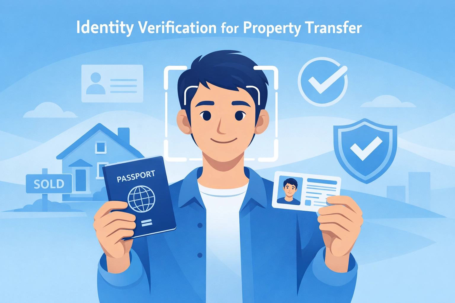 Identity verification scan illustrating mandatory ID rules for property transfers NSW in 2026.