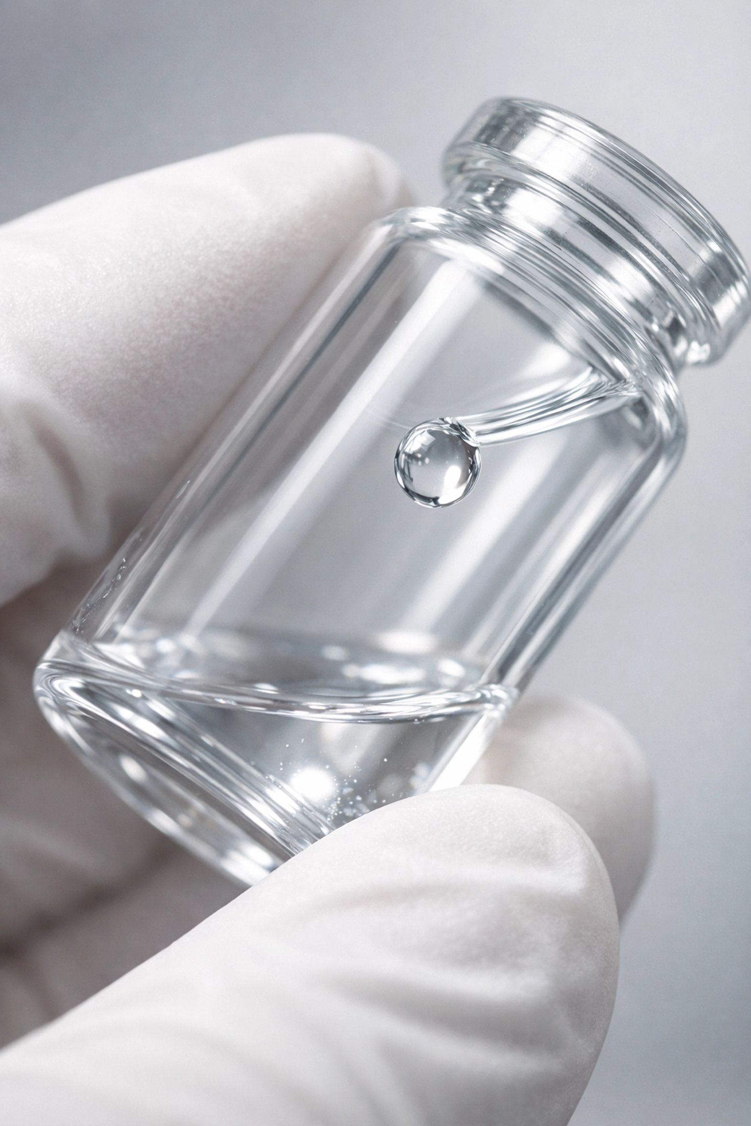 Precise reconstitution of Retatrutide peptide using bacteriostatic water in a clinical lab setting.