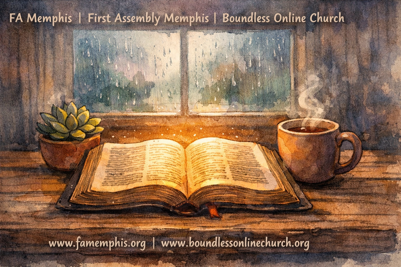 A glowing Bible on a quiet desk, representing the Word of God as the ultimate source of truth and peace.