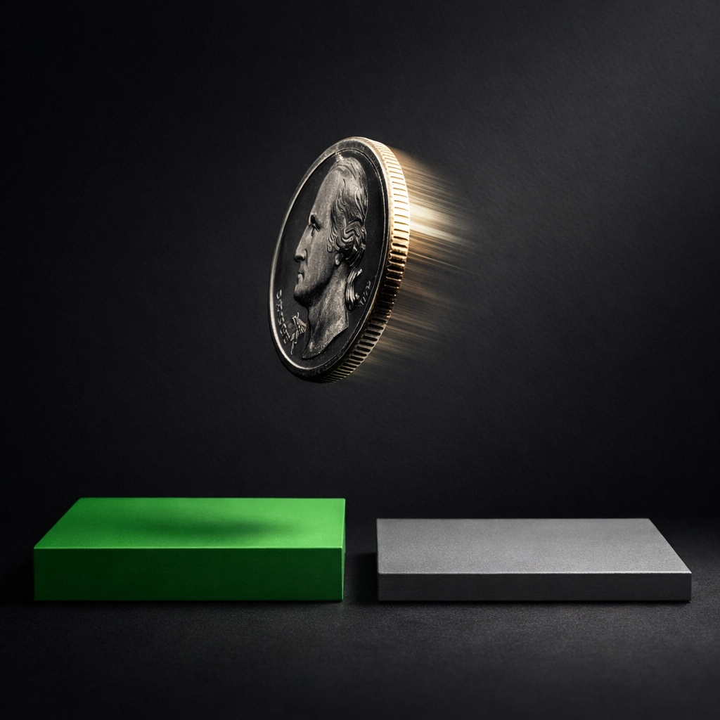 Coin flip example demonstrating neutral expected value and break-even betting scenarios