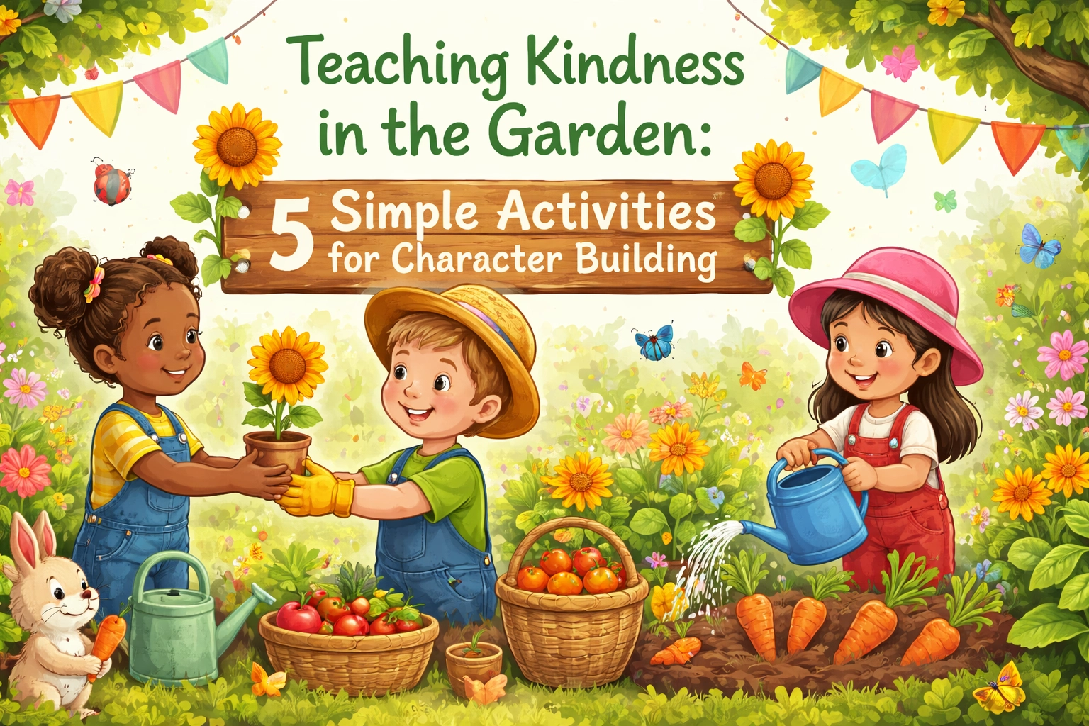 Teaching Kindness in the Garden: 5 Simple Activities for Character Building