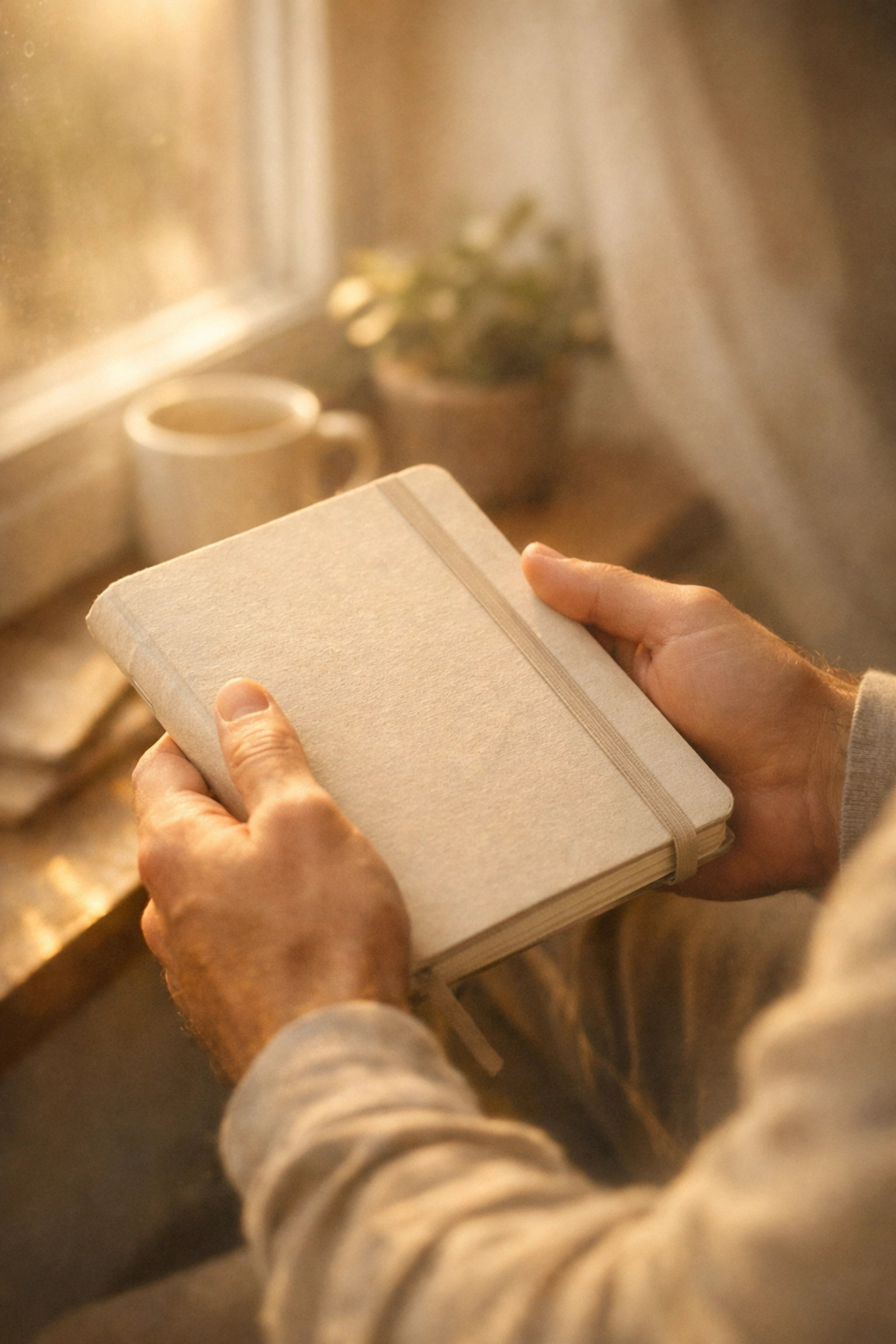 Férfi napló írása a PIED helyreállítási folyamat során