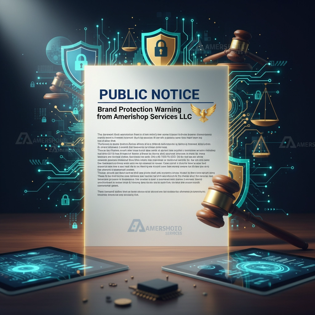 PUBLIC NOTICE : Brand Protection Warning from Amerishop Services LLC