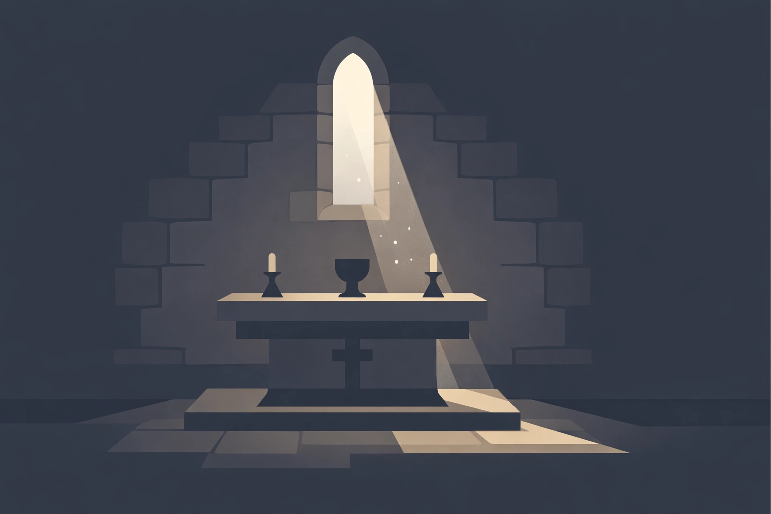 Ancient manuscripts on monastery table at dawn - The Scribe of the Hidden Chapel