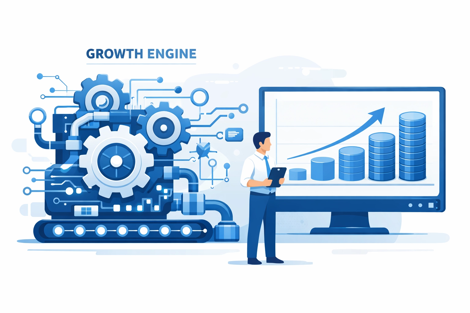 A business growth engine powered by data-driven local SEO metrics and digital marketing.