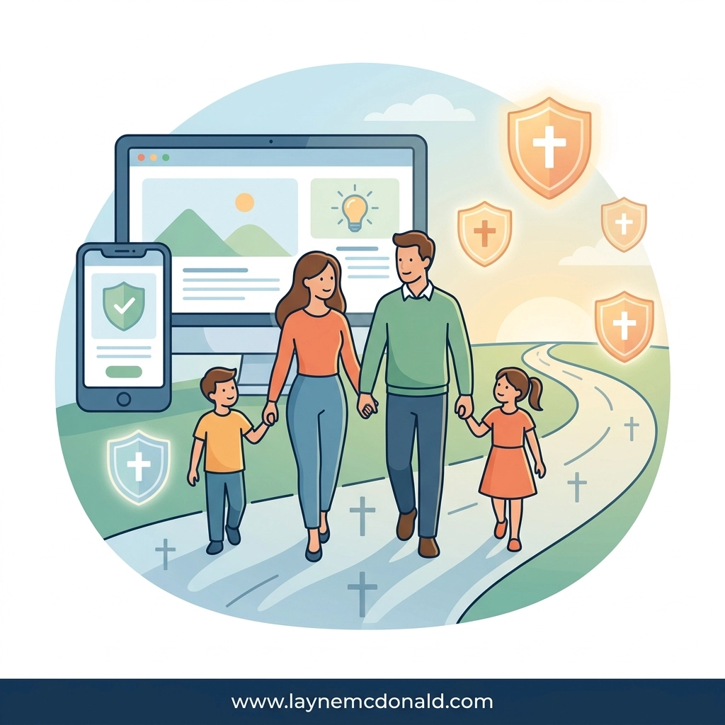 [HERO] [Family and Parenting]: 5 Steps How to Protect Your Kids Online and Offline (Easy Guide for Christian Parents)