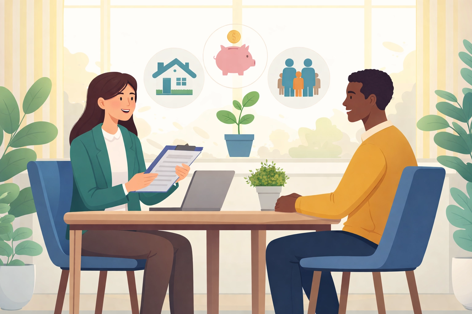 Tax professional consulting with client, symbolizing personalized tax planning and financial growth at Jose's Tax Service.